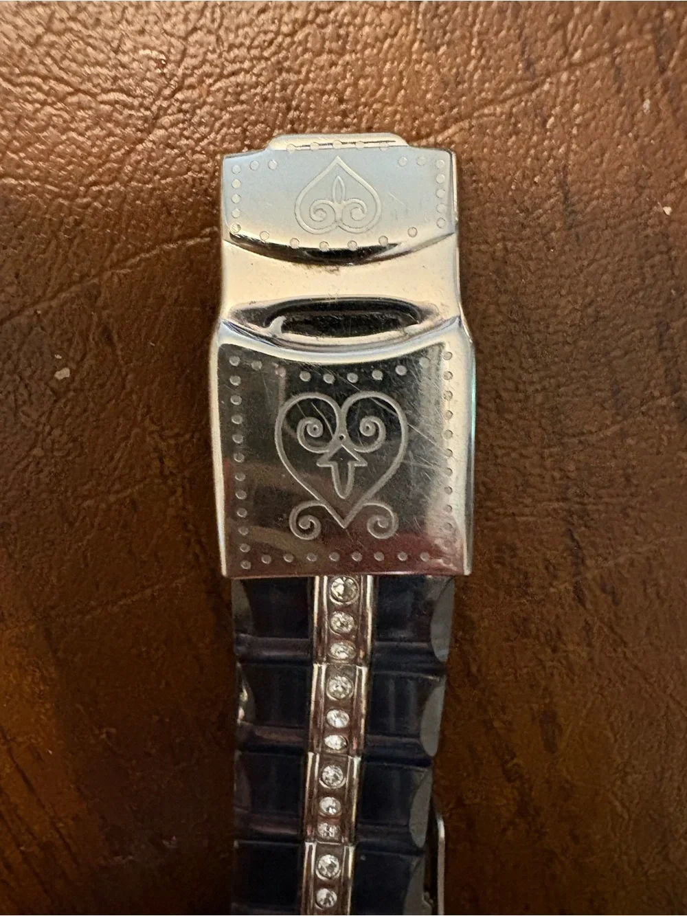 Brighton Silver Crystal Accent Women's Watch. Needs new battery